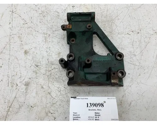 Brackets, Misc. VOLVO 20922883 West Side Truck Parts