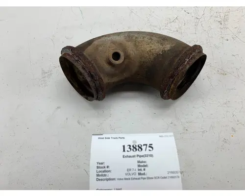Exhaust Pipe VOLVO 21660576 West Side Truck Parts