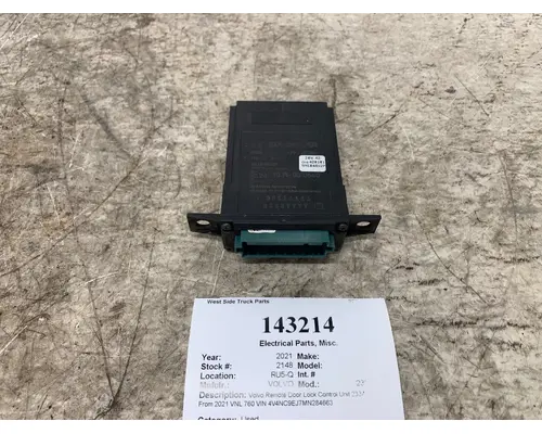 Electrical Parts, Misc. VOLVO 23340874/02 West Side Truck Parts