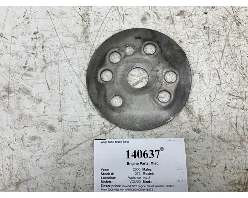 Engine Parts, Misc. VOLVO 3184865 West Side Truck Parts