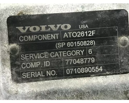 Volvo ATO2612F Transmission