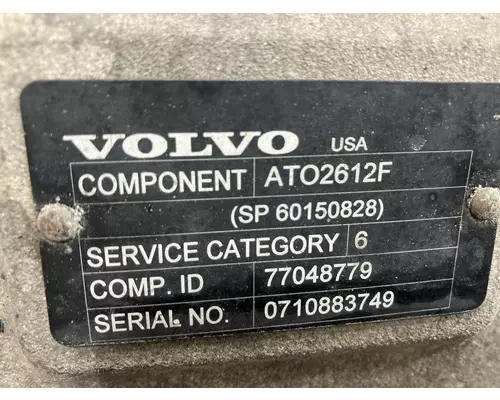 Volvo ATO2612F Transmission