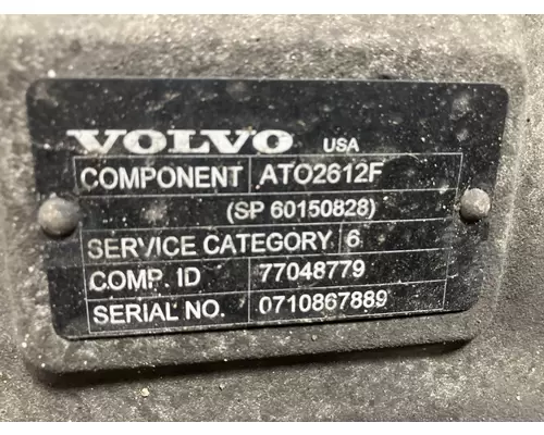 Volvo ATO2612F Transmission