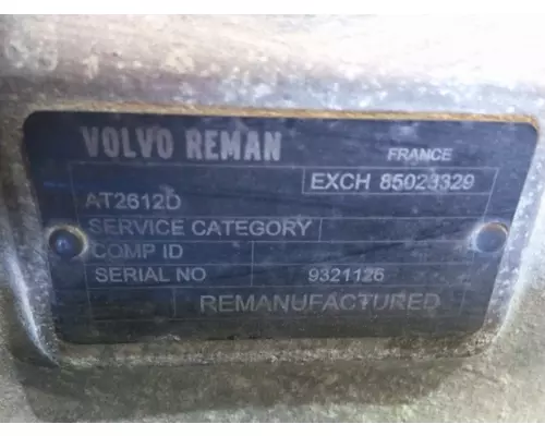 Transmission Assembly VOLVO ATO2612D LKQ KC Truck Parts - Inland Empire
