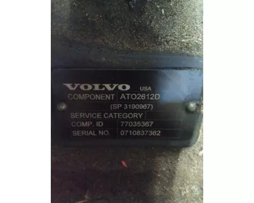 Transmission Assembly VOLVO ATO2612D LKQ Geiger Truck Parts