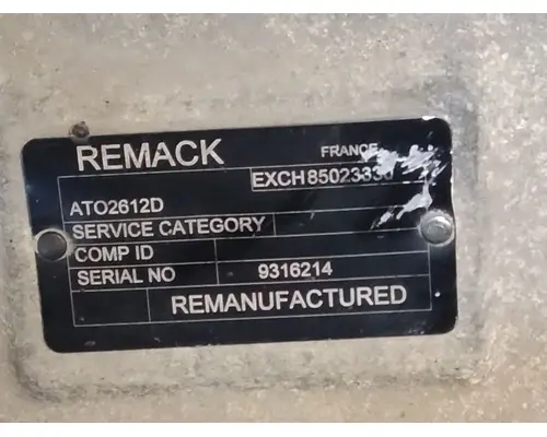 Transmission Assembly VOLVO ATO2612D LKQ Thompson Motors - Wykoff
