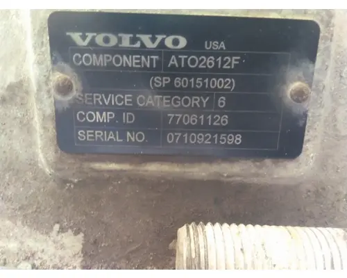Transmission Assembly VOLVO ATO2612F LKQ Geiger Truck Parts