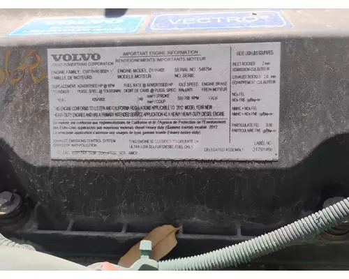 Engine Assembly VOLVO D11 SCR Crj Heavy Trucks And Parts