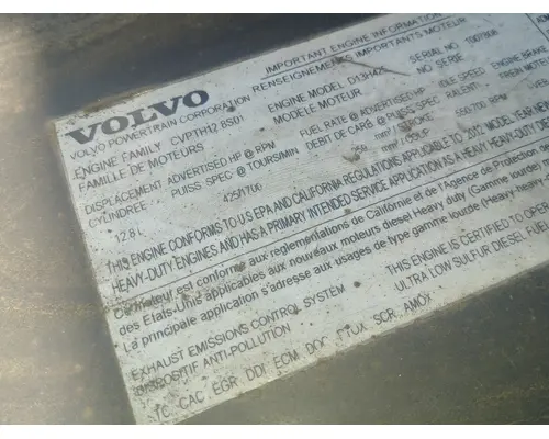 Volvo D13H425 Engine Assembly