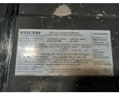 Volvo D13 Engine Assembly