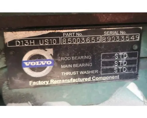 Volvo D13 Engine Assembly