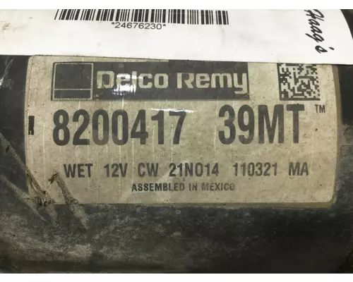 Volvo D13 Starter Motor