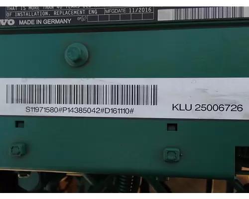 Volvo D6E Engine Assembly