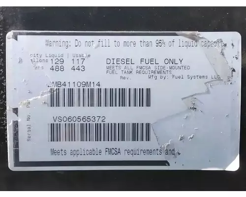 Volvo Other Fuel Tank