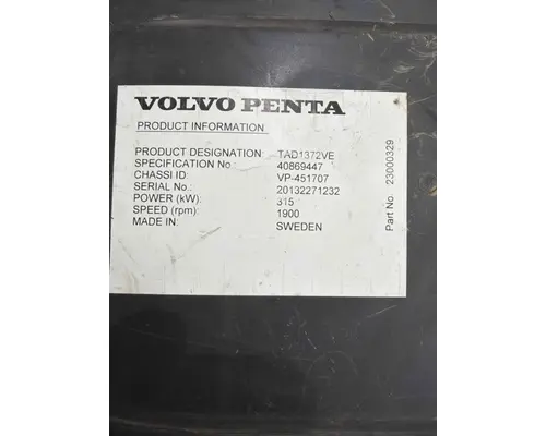 Volvo TAD137VE Engine Assembly