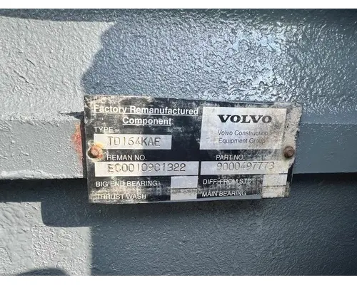 Volvo TD164KAE Engine Assembly