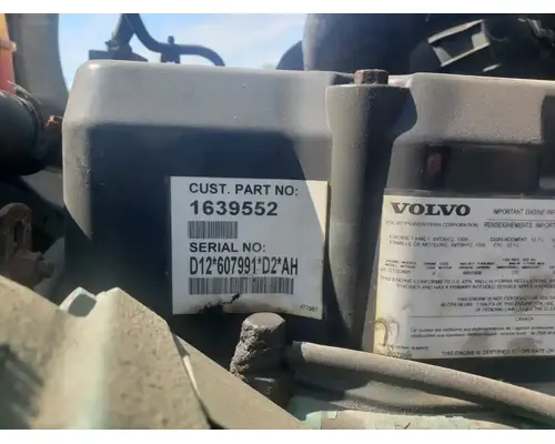 Volvo VE D12 Engine Assembly