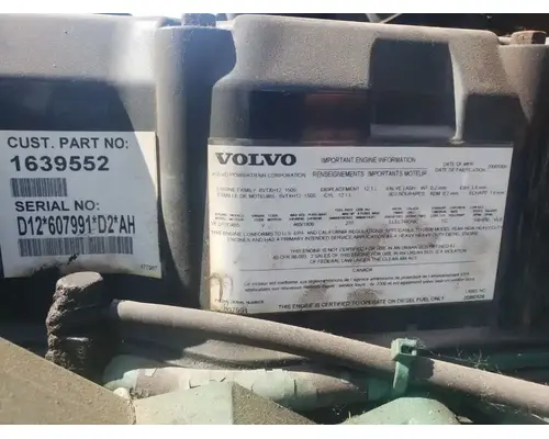 Volvo VE D12 Engine Assembly