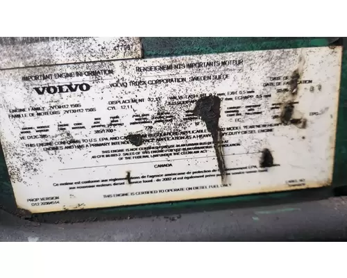 Volvo VED12 Engine Assembly