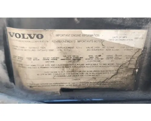 Volvo VED12 Engine Assembly