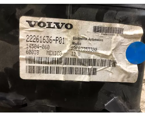 Volvo VHD Instrument Cluster