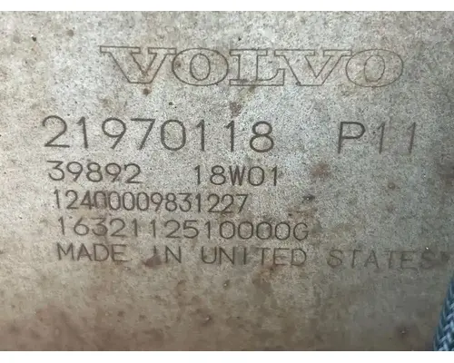 Volvo VNL760 DPF (Diesel Particulate Filter)