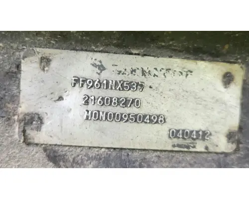 Volvo VNL Axle Assy, Fr (4WD)