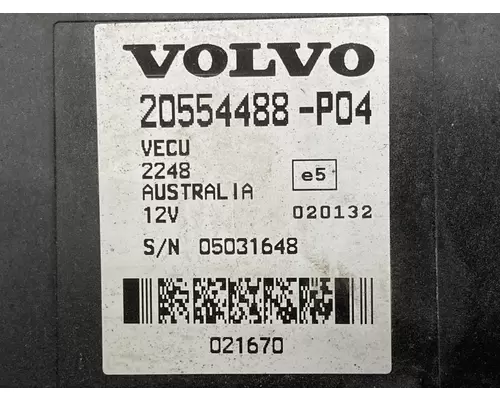 Volvo VNL Cab Control Module CECU