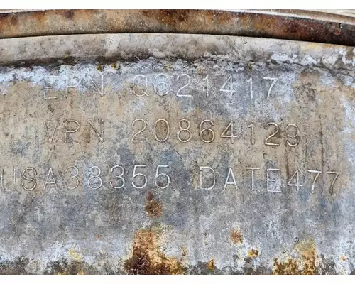 Volvo VNL DPF (Diesel Particulate Filter)