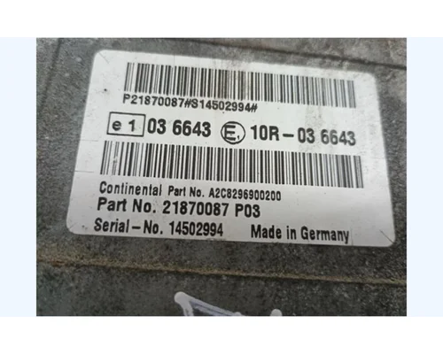 Volvo VNL ECM (EGR Maintenance Reminder)