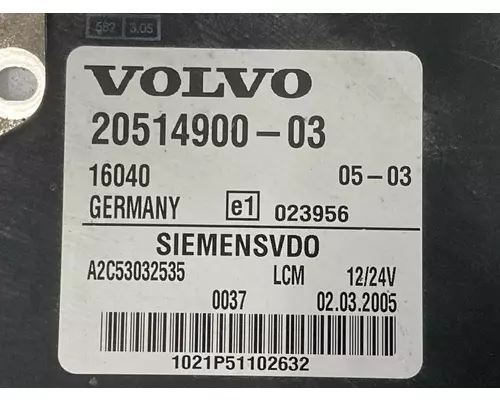 Volvo VNL Electrical Misc. Parts