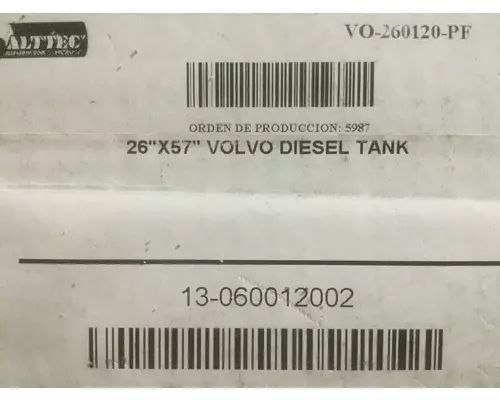 Volvo VNL Fuel Tank