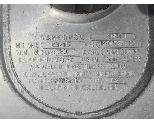 Volvo VNL Fuel Tank