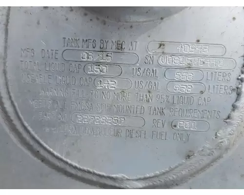 Volvo VNL Fuel Tank