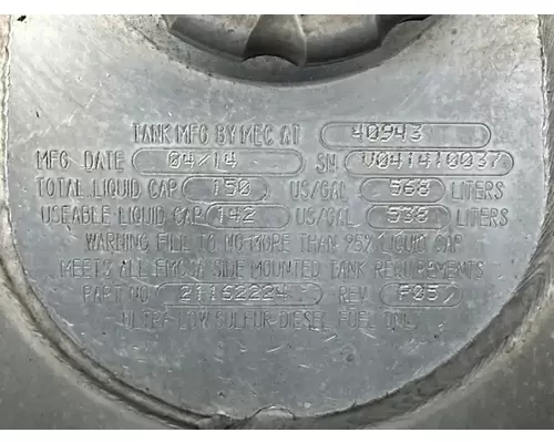 Volvo VNL Fuel Tank