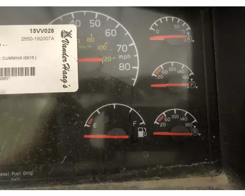 Volvo VNL Instrument Cluster