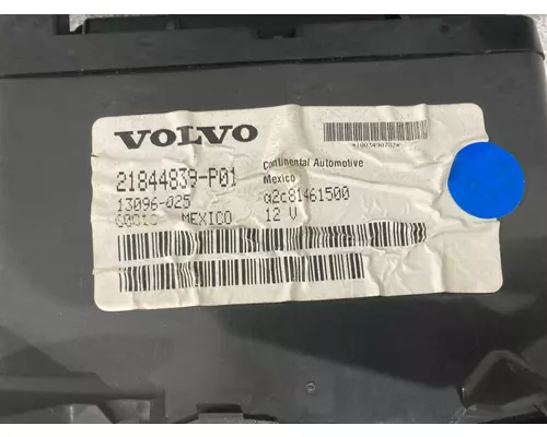 Volvo VNL Instrument Cluster