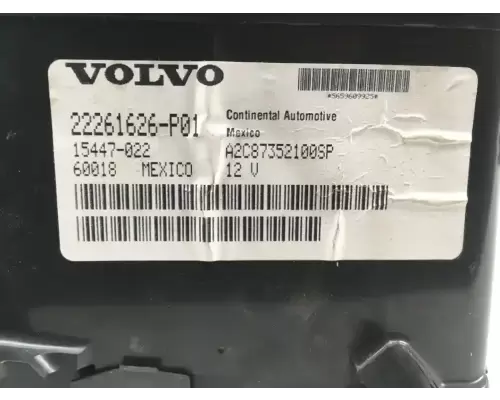 Volvo VNL Instrument Cluster