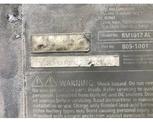 Volvo VNL Truck Equipment, APU (Auxiliary Power Unit)