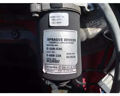 Volvo VNL Wiper Motor, Windshield