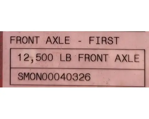 Volvo VNM Axle Assy, Fr (4WD)