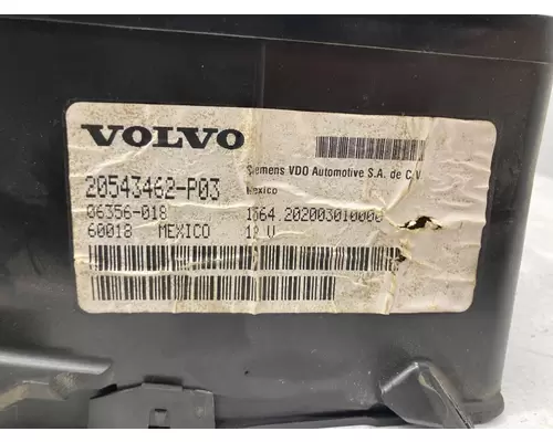 Volvo VNM Instrument Cluster