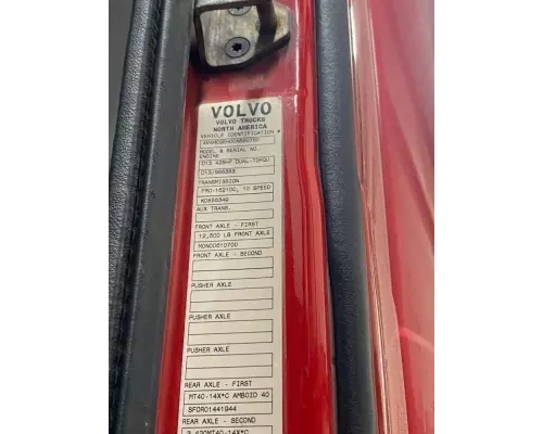 Volvo VNM Miscellaneous Parts