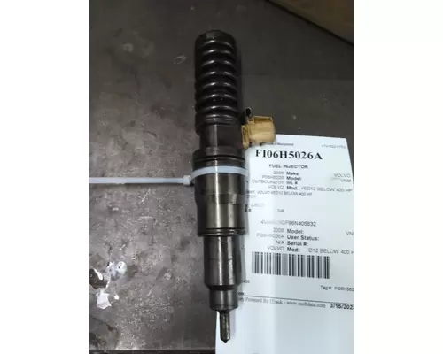 Fuel Injector VOLVO VED12 BELOW 400 HP LKQ Heavy Truck Maryland