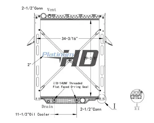 Radiator VOLVO VHD LKQ Heavy Truck - Tampa