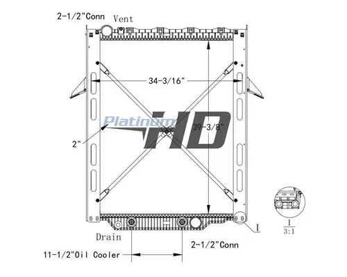 Radiator VOLVO VHD LKQ Evans Heavy Truck Parts