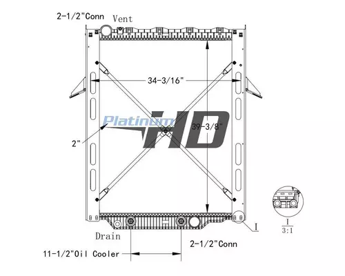 Radiator VOLVO VHD LKQ Plunks Truck Parts And Equipment - Jackson