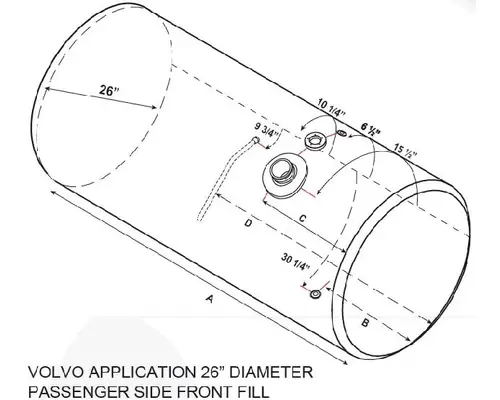 Fuel Tank VOLVO VNL 2004-2018 LKQ Heavy Truck - Goodys