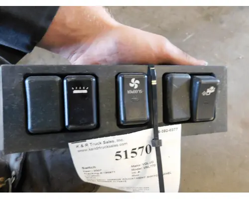 Dash / Console Switch VOLVO VNL770 K &amp; R Truck Sales, Inc.