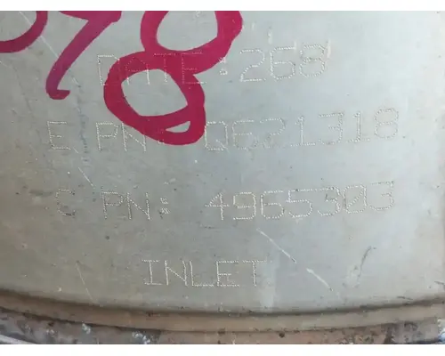 DPF (Diesel Particulate Filter) Volvo VNL Complete Recycling Group LLC